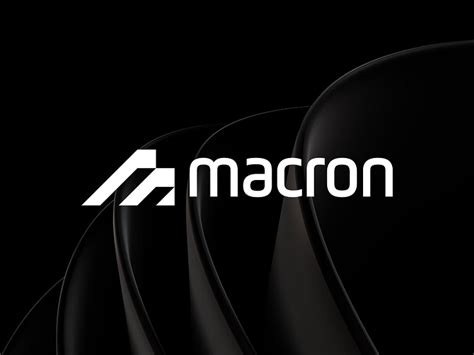 Macron | Minimalist logo design by Raihan Kabir on Dribbble