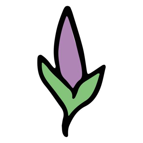 Diseño Png Y Svg De Flor Morada De Mandrágora Para Camisetas