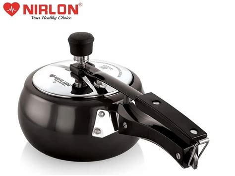 Nirlon Induction Base Hard Anodised Inner Lid Aluminium Pressure Cooker