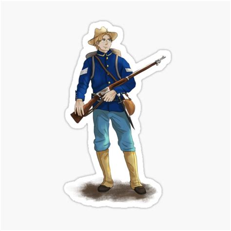 Historic Hetalia Usa Sticker For Sale By Silentrebel Redbubble