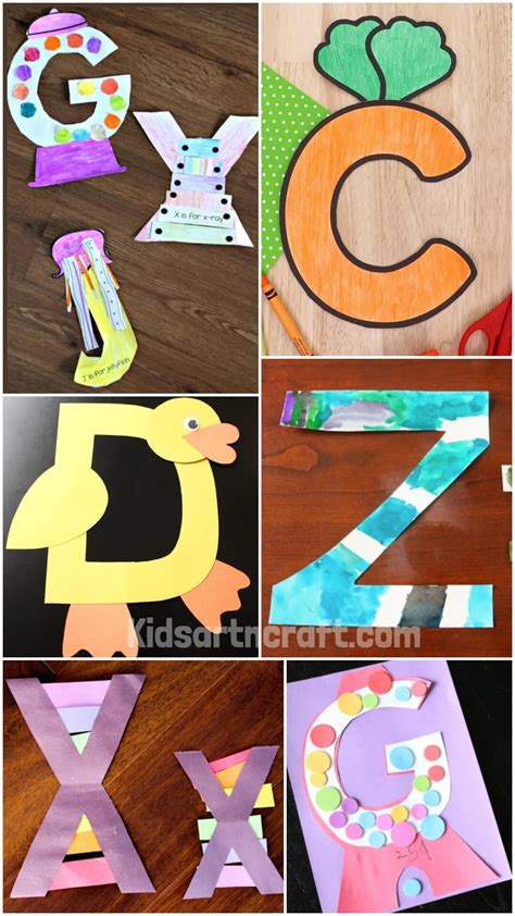 Alphabet Crafts for Kindergarten - Kids Art & Craft