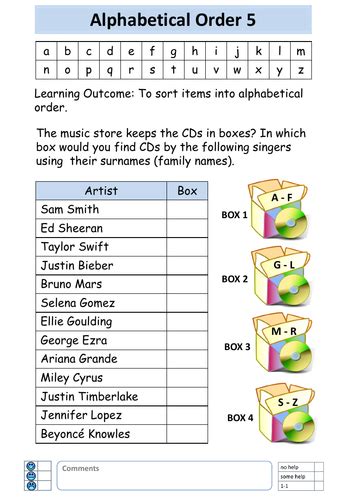 Alphabetical Order Teaching Resources