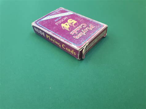 Vintage Nude Playing Cards Sweet Topless From S Etsy