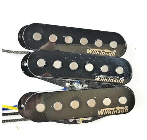 Wilkinson Premium S Wvs Alnico V Single Coil Guitar Pickups Set Sss