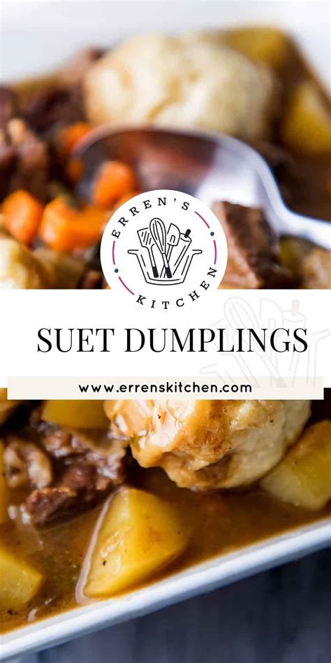 Suet Dumplings - Erren's Kitchen