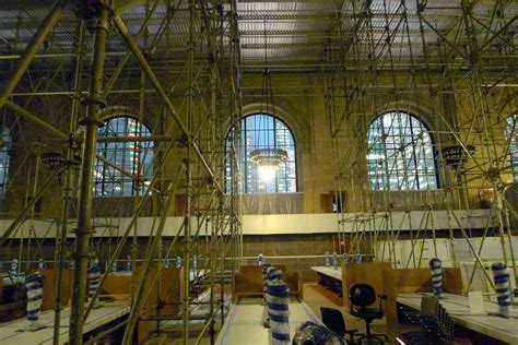 Rose Main Reading Room Scaffolding Tour Save Nypl