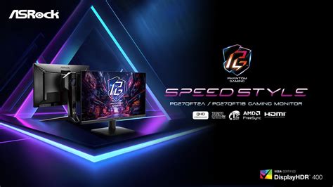 ASRock Anuncia Dos Nuevos Monitores Gaming WQHD IPS De 27 Pulgadas IG