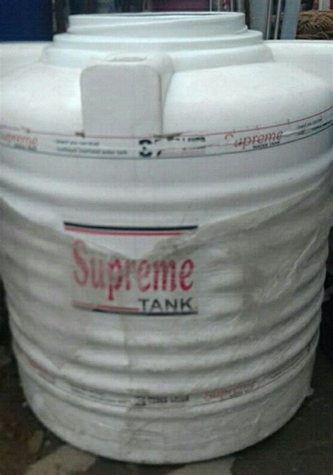 White Plastic Supreme Water Tank For Home Storage Capacity 500L At