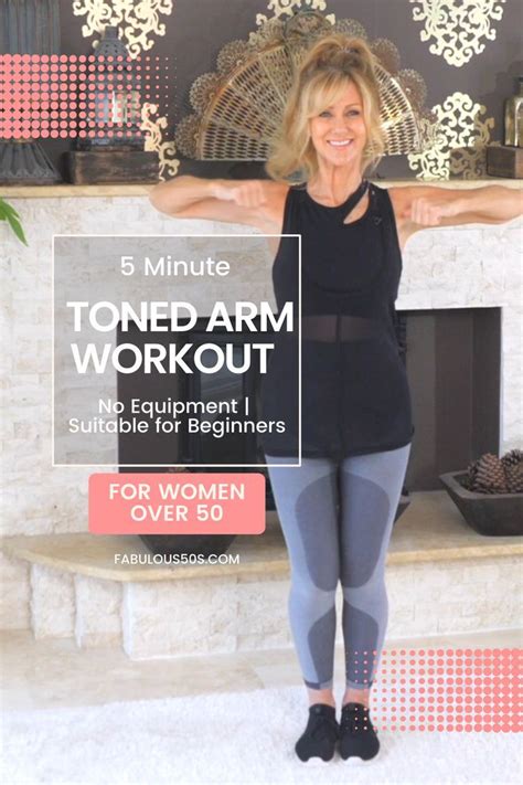 5 Minute Toned Arm WORKOUT For Women Over 50 No Equipment Arm