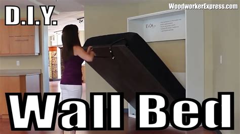 Diy Wall Bed Kit Woodworker Express Youtube