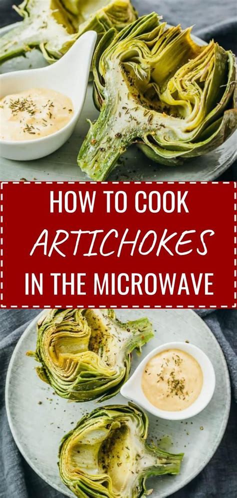 Learn How To Cook An Artichoke In The Microwave The Artichoke Sits In