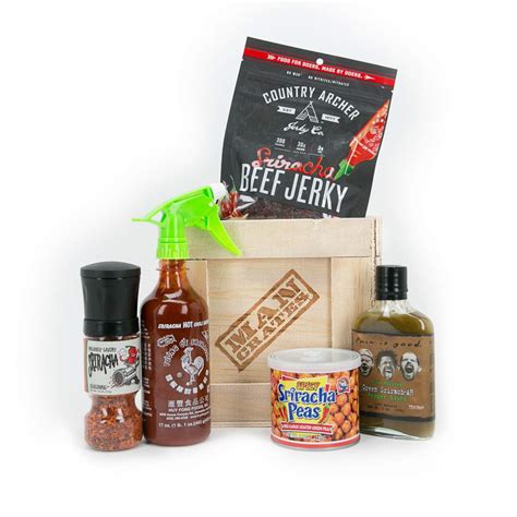 Buy Man Crates Sriracha Crate Includes Sriracha Chili Sauce Pain Is