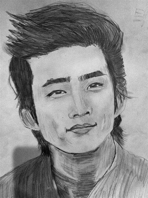 Man Pencil Drawing Face Bestpencildrawing