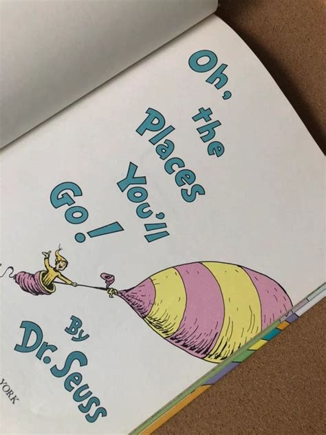 Oh The Places Youll Go Dr Seuss I Can Read It Beginner Books Vintage