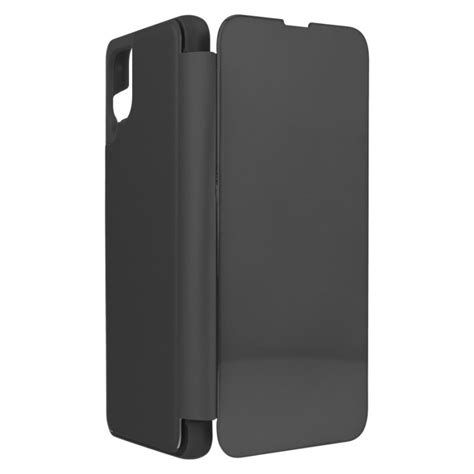 Funda Espejo Negra Para Samsung Galaxy A12