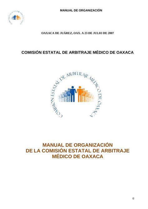 Pdf Manual De Organizaci N Servicios Con Lo Cual Se Contribuir A