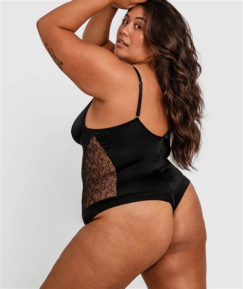 Bras N Things In The Nude Sleeveless Bodysuit Black
