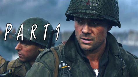 Call Of Duty Wwii Walkthrough Gameplay Part D Day Youtube