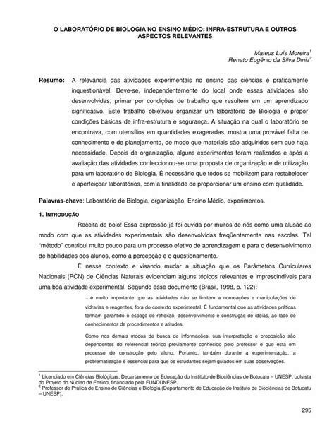 PDF O laboratório de biologia unesp br PDF file2 Professor de