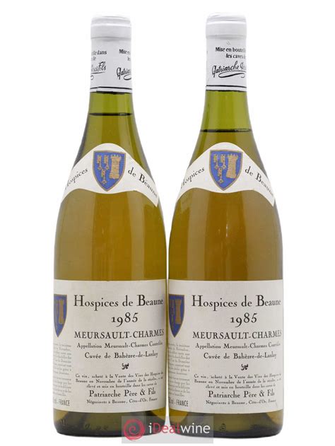 Buy Meursault Er Cru Charmes Cuv E Bah Zre De Lanlay Hospices De