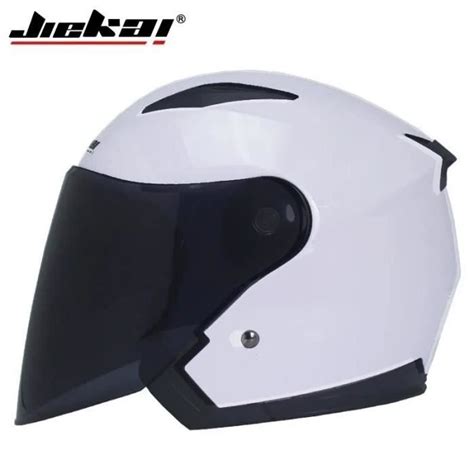 Casque De Moto Visage Ouvert Ent Casques Vintage Avec Double