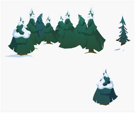 Wintertrees Animal Jam Winter Trees Hd Png Download Kindpng