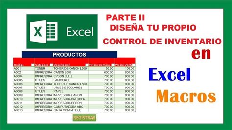 Como Crear Un Inventario De Almacen En Excel Image To U