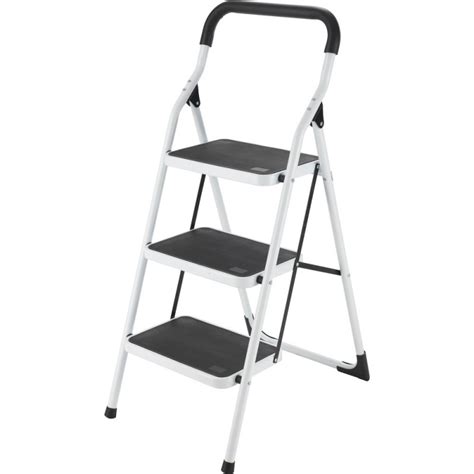 Escalera Tubular Plegable Taburete Acero Escalones Surtek Ett