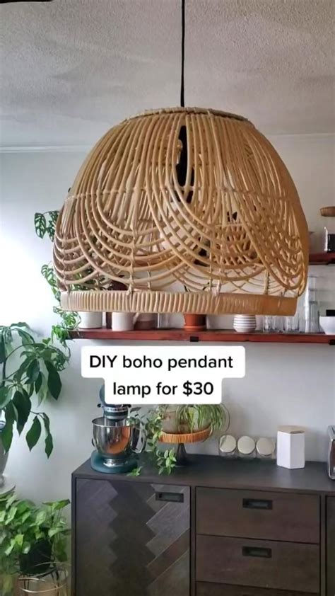 Diy Bleached Basket Pendant Light Thrift Shop Flip Artofit