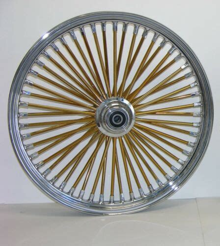 DNA MAMMOTH 21x3 5 FAT 52 GOLD SPOKE FRONT WHEEL SOFTAIL DELUXE