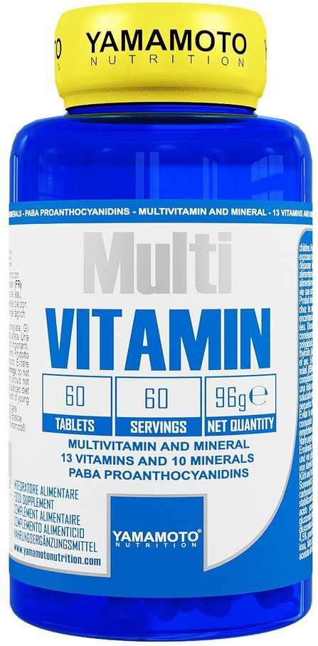 Yamamoto Nutrition Multi VITAMIN 60 tab 2 mėn žema kaina Varle lt