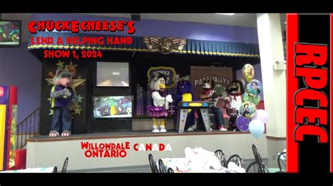 Chuck E Cheese Lend A Helping Hand Willowdale On Show 1 2024