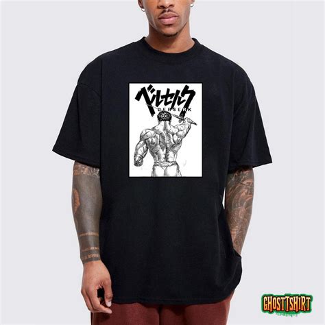 Vintage Anime Manga Berserk Guts For Gym Workout T Shirt