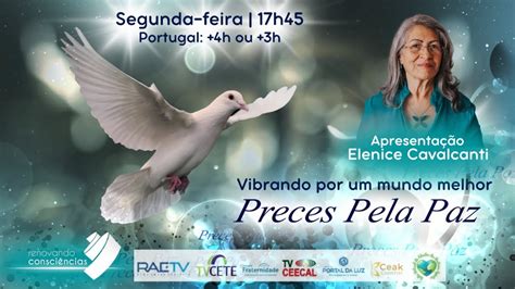 PRECES PELA PAZ ELENICE CAVALCANTI 141 Tarde YouTube