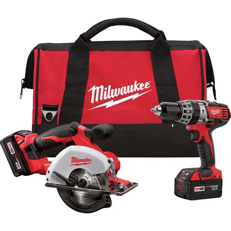 Free Shipping Milwaukee M Li Ion Cordless Power Tool Set In