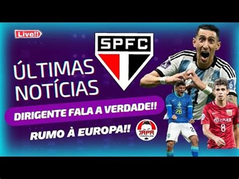 TUDO MUDOUOSCAR DIMARIA VIRAM PAUTA NO SPFC PARTIDA PRA EUROPA