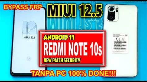 Cara Cepat Bypass FRP Akun Google Redmi Note 10s MIUI 12 5 Tanpa PC