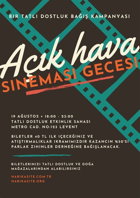 Film Afişi Örnekleri Ücretsiz Şablonlar Canva