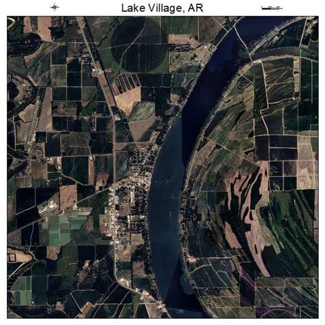 Aerial Photography Map of Lake Village, AR Arkansas