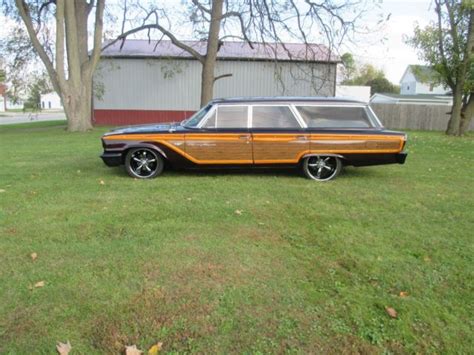 1963 FORD GALAXY COUNTRY SQUIRE WAGON WOOD GRAIN HOT ROD NO RESERVE