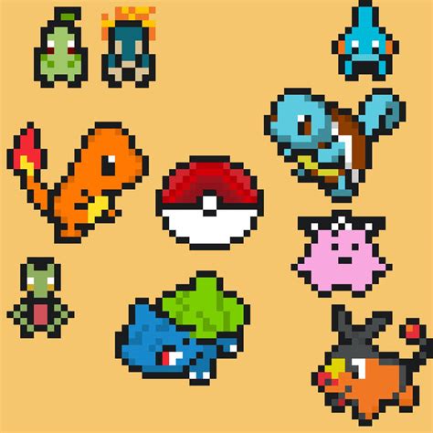 Pokemon Pixelart By Northman277 On Deviantart