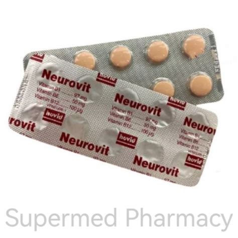 Hovid Neurovit Vitamin B1 B6 B12 10 S X 1 Shopee Malaysia