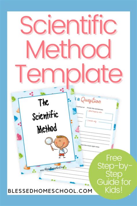 Scientific Method For Kids Steps And Free Printable