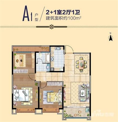 连云港祥生苍梧春晓d1户型图首付金额4室2厅2卫1430平米 吉屋网