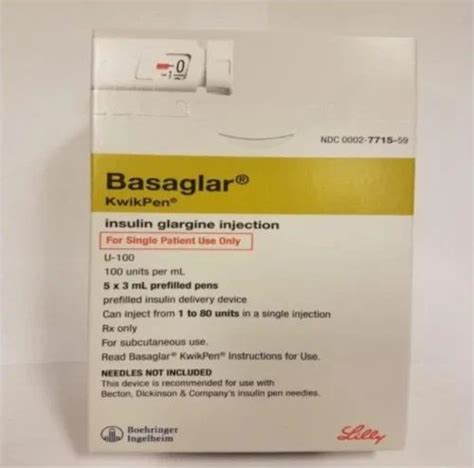 Basaglar Kwikpen Insulin Glargine Injection 100uml 3 Ml At Best