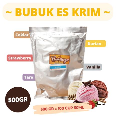 Jual Bubuk Ice Cream Paket Bahan Es Krim Stik Bubuk Ice Cream Soft