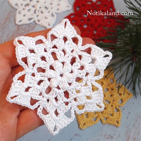 Classic Snowflake Motif Crochet Pattern Artofit