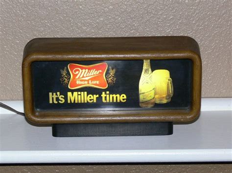 Lighted Miller Bar Sign It's Miller Time Bar Sign | Etsy | Bar signs ...