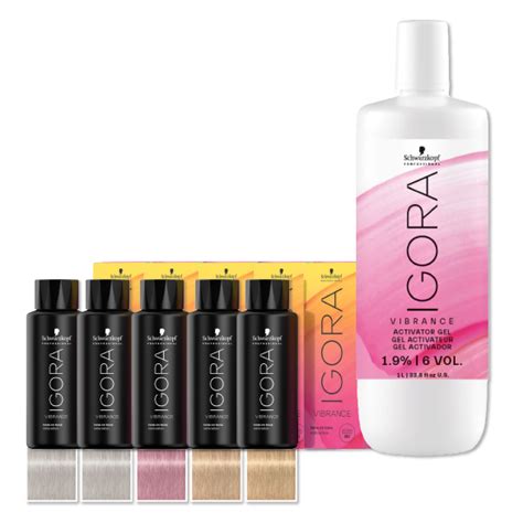 Schwarzkopf Distributor Igora Vibrance Level Toner Try Me Kit