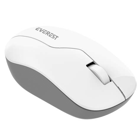 Everest Smw Usb Beyaz Gri Ghz Kablosuz Mouse Segment